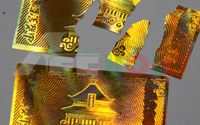 鐳射雞蛋紙防偽標簽