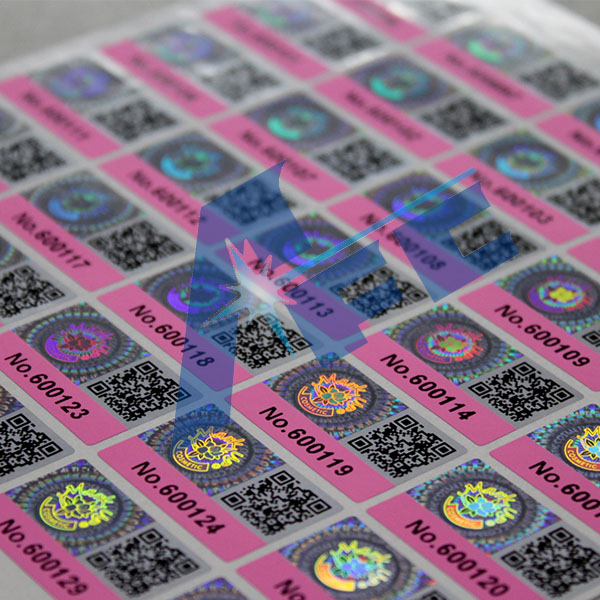 鐳射絲印防偽標(biāo)簽